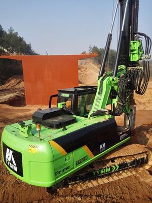 Drilling Depth 32m Max. torque 90kN.m Rotary Hydraulic Pile Driving Machinery  TYSIM KR90C