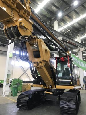 নির্মাণ প্রকল্পের জন্য 28 T সামগ্রিক ওজন 20 M উত্তোলন উচ্চতা এবং 6~27 Rpm গতির সাথে হাইড্রোলিক পাইলিং রিগ