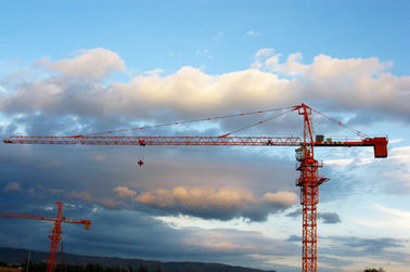 Steel Mast Section Building Construction Cranes Rentals , Hydraulic Tower Crane Lifting