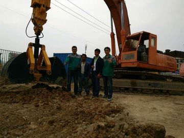 Telescopic Arm Excavator Dipper Stick Foundation Drilling Tools with 19500mm Max Digging Depth KM180