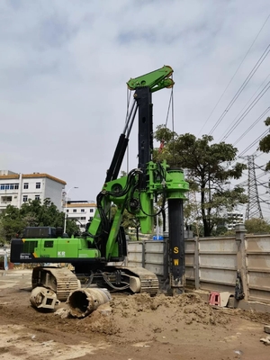 উচ্চ পারফরম্যান্স সম্পূর্ণ হাইড্রোলিক রোটারি ড্রিলিং রিগ 320kN.M টর্চ 2000 ব্যাসার্ধ হাইড্রোলিক ক্রলার এক্সক্যাভেটর