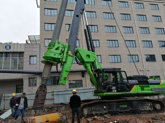 নির্মাণ গভীরতার জন্য মাঝারি পাইলিং রোটারি ড্রিলিং রিগ মেশিন 88m Kr285c