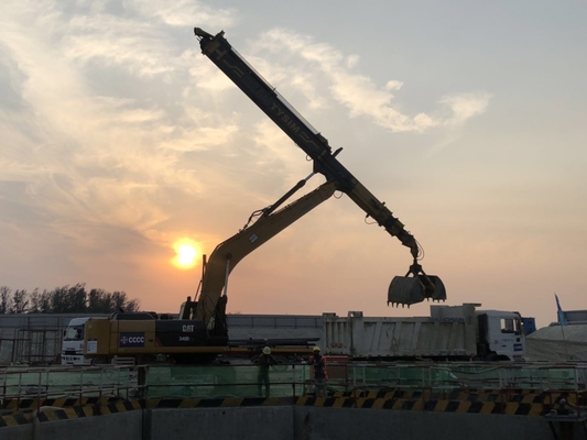 KM260 হাইড্রোলিক পাইলিং রিগ সিলিন্ডার তারের দড়ি উল্লম্ব খনন 27180 মিমি