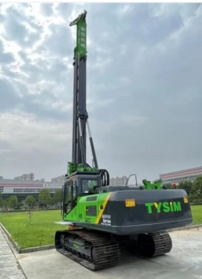 টাইসিম Kr125A হাইড্রোলিক পিলিং রিগ অপারেটিং উচ্চতা 19152mm বিখ্যাত চ্যাসি পিলিং মেশিনের সাথে
