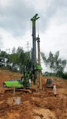 40T হাইড্রোলিক ড্রিলিং পাইলিং রিগ মেশিন Tysim KR150A 52 / 42m ব্যাস 1300 / 1500mm
