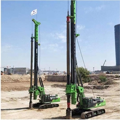 ড্রিলিং গভীরতা 83m রোটারি পিল মেশিন ব্যাস 2500Mm টর্ক 360 KN.M KR360c রোটারি পিলিং রিগ