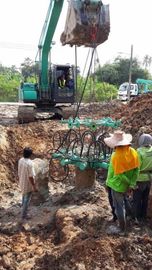 Engineering Construction Pile Cutter Machine , Hydraulic Pile Breaker for Crushing Round Piles
