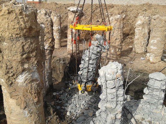 Professional Pile Cutting Equipment Hydraulic Pile Driver For Construction Concrete Pile