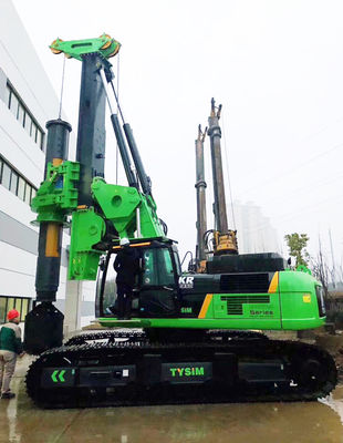 KR280 উচ্চ দক্ষতা সর্বোচ্চ টর্ক 280 kN.m 80 m গভীরতা পাইল ড্রাইভিং রিগ