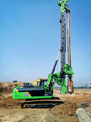 TYSIM KR150C রোটারি বোরিহোল পাইল রিগ ফাউন্ডেশন নির্মাণ তুরপুন সরঞ্জাম টর্ক 150kN.m সর্বোচ্চ।