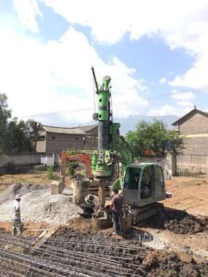 Tysim Kr40a হাইড্রোলিক পাইলিং রিগ টর্ক 45kn.M প্রধান উইঞ্চ পুল ফোর্স 4.5t