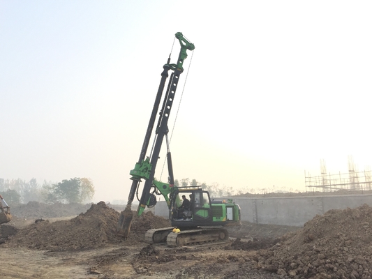 Kr125a ইন্টারলকিং কেলি বার পাইল ড্রাইভিং সরঞ্জাম 37 মিটার গভীরতা