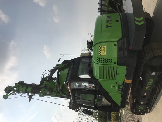 40rpm 12M গভীরতার পাইলিং রিগ মেশিন 4.5t পুল ফোর্স সহ