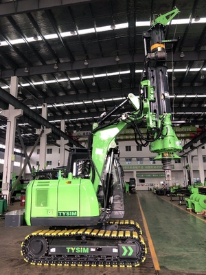 40rpm 12M গভীরতার পাইলিং রিগ মেশিন 4.5t পুল ফোর্স সহ
