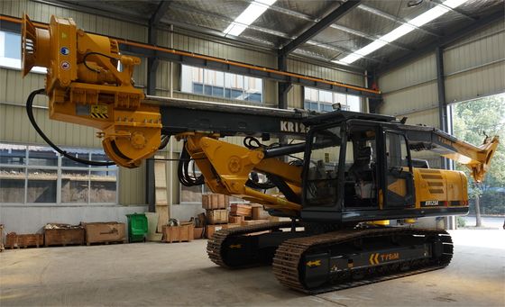 হাইড্রোলিক পিলিং রিগ ওয়ার্কিং স্পিড 5-26rpm পাইলট চাপ 3.9 এমপিএ এবং সর্বাধিক পিল গভীরতা 20mm ভারী দায়িত্ব পিলিং কাজ জন্য